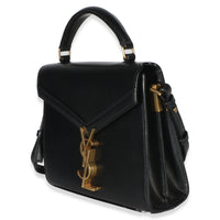 Saint Laurent Black Smooth Calfskin Mini Cassandra Top Handle Bag Handbag 2
