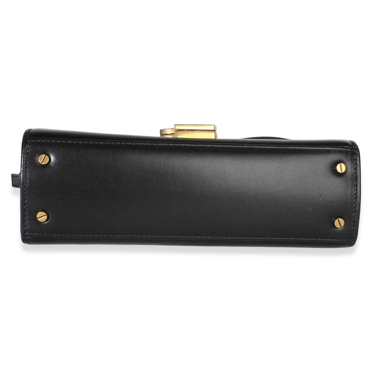 Saint Laurent Black Smooth Calfskin Mini Cassandra Top Handle Bag Handbag 6