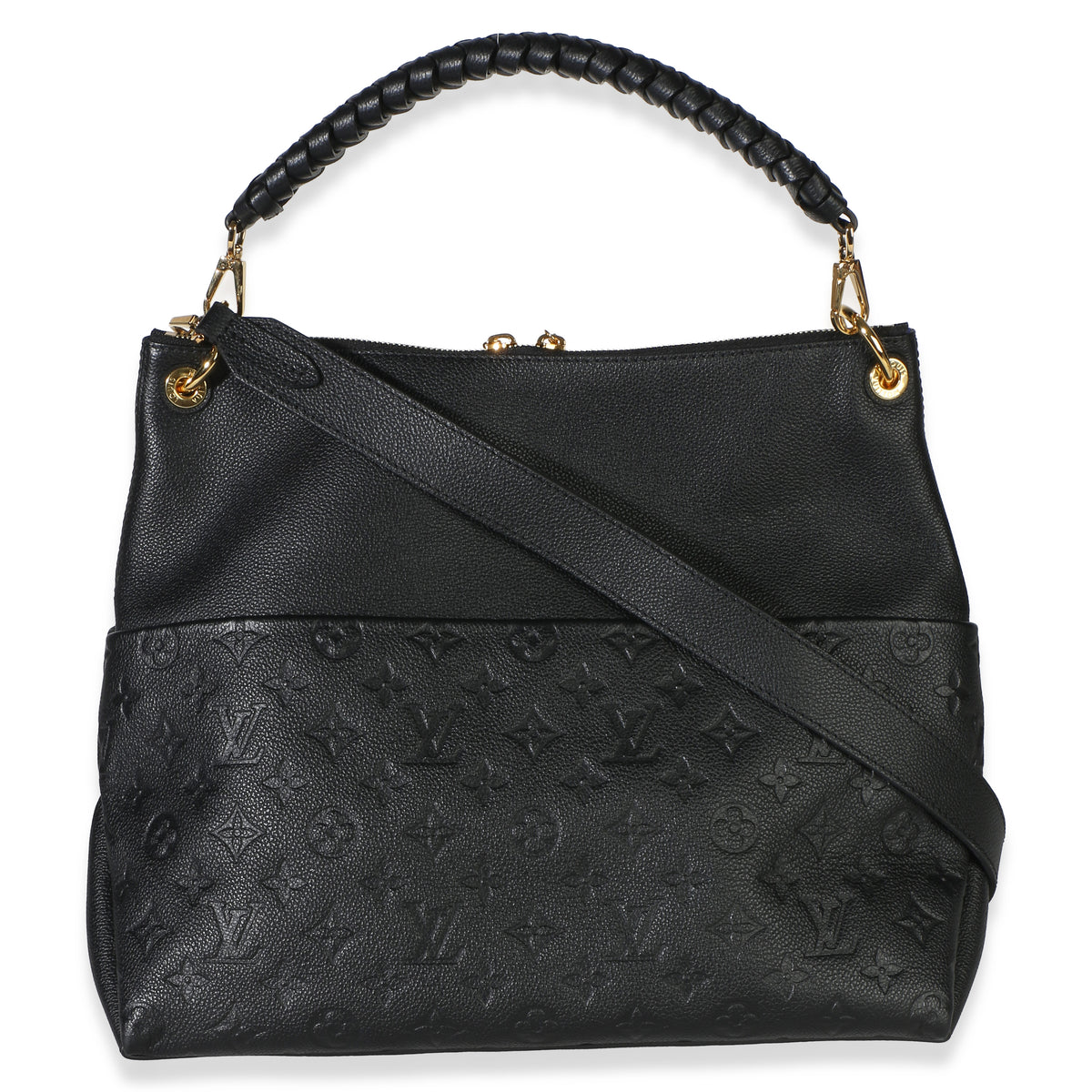 Louis Vuitton Black Monogram Empreinte Maida Hobo Handbag 4