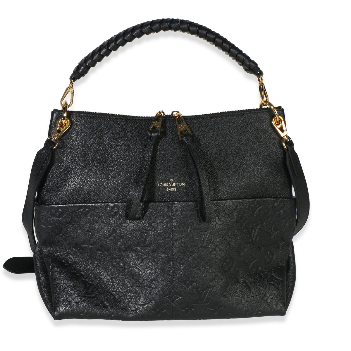 Louis Vuitton Black Monogram Empreinte Maida Hobo Handbag id