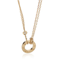 Cartier Yellow Gold Diamond Love Necklace fv
