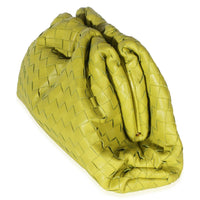 Bottega Veneta Acid Kiwi Nappa Maxi Intrecciato Teen Pouch Handbag 2