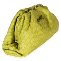 Bottega Veneta Acid Kiwi Nappa Maxi Intrecciato Teen Pouch Handbag 3