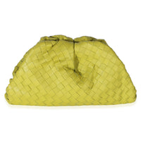 Bottega Veneta Acid Kiwi Nappa Maxi Intrecciato Teen Pouch Handbag 4