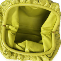 Bottega Veneta Acid Kiwi Nappa Maxi Intrecciato Teen Pouch Handbag 8