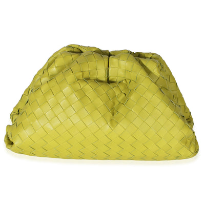 Bottega Veneta Acid Kiwi Nappa Maxi Intrecciato Teen Pouch Handbag id