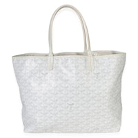 Goyard White ine Canvas Bulldog Saint Louis PM Handbag 4
