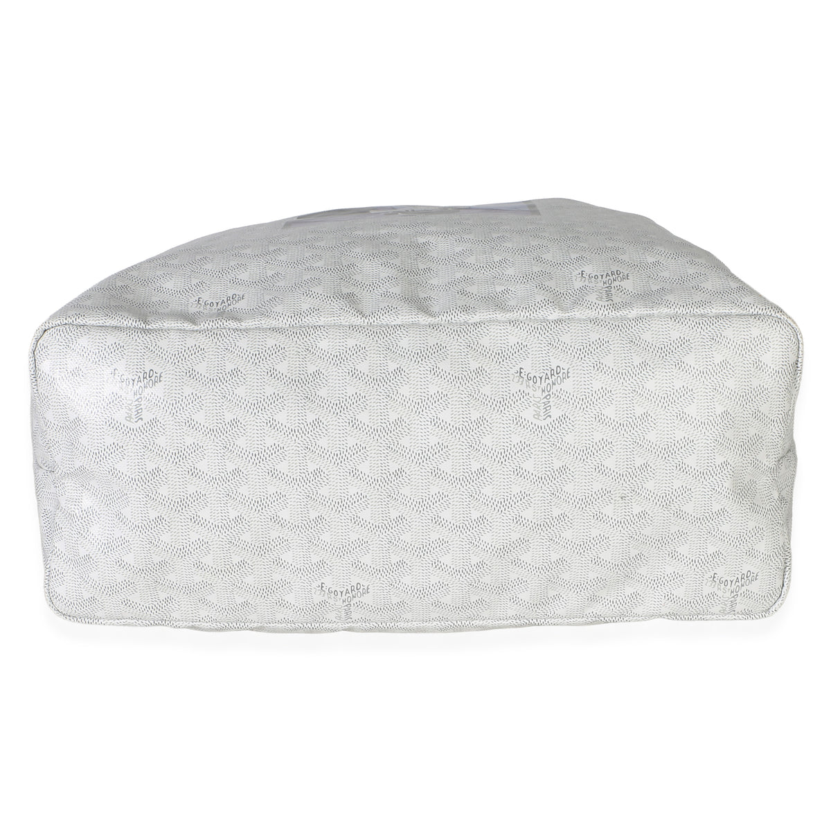 Goyard White ine Canvas Bulldog Saint Louis PM Handbag 5