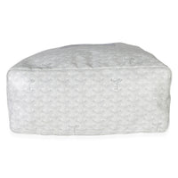Goyard White ine Canvas Bulldog Saint Louis PM Handbag 5