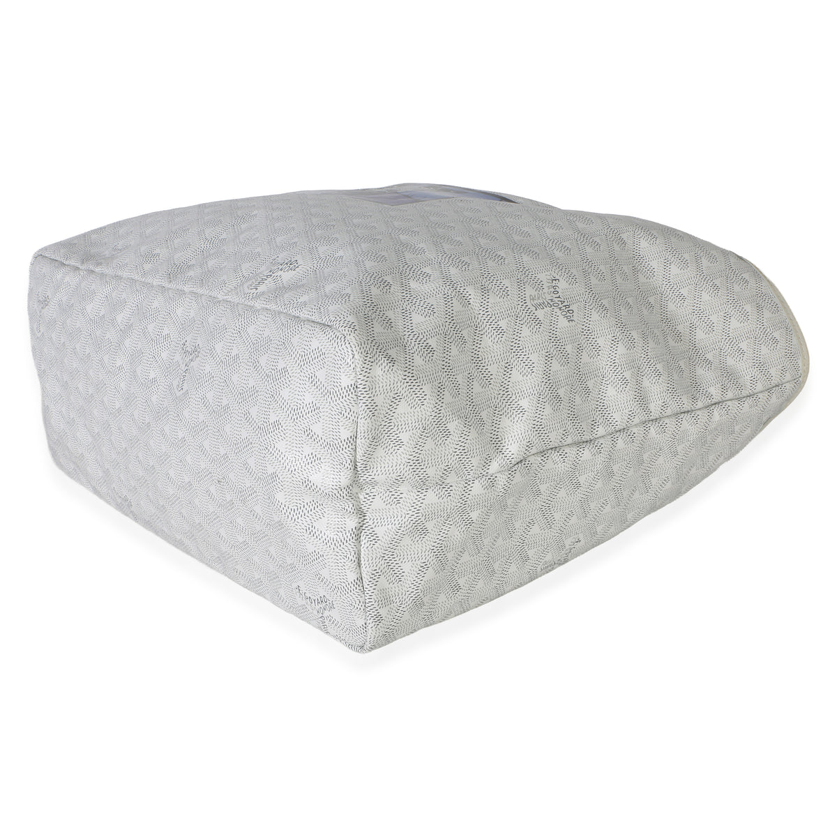 Goyard White ine Canvas Bulldog Saint Louis PM Handbag 6