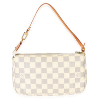Louis Vuitton Damier Azur Canvas Pochette Accessoires Handbag 4