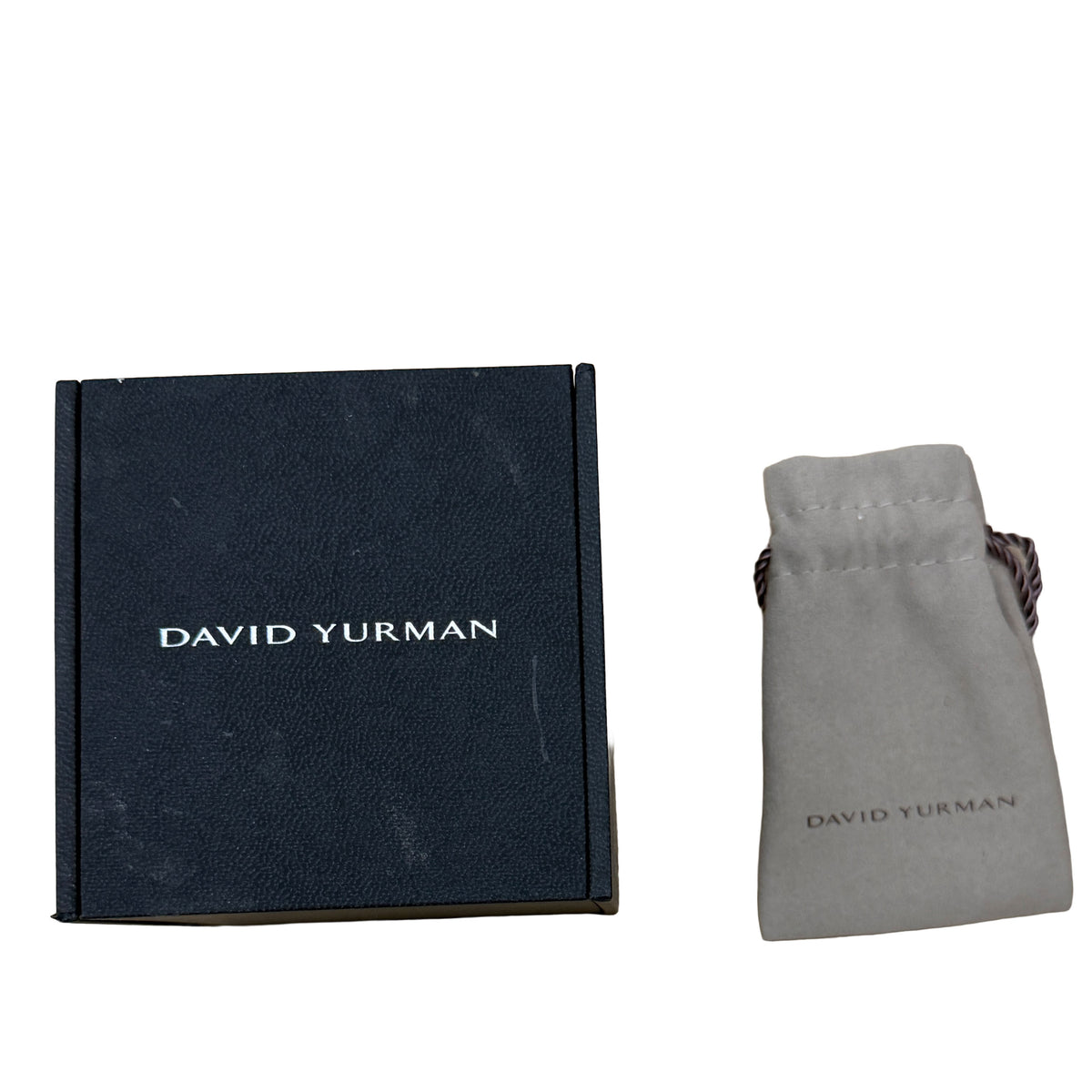 David Yurman Sterling Silver Topaz and Diamond Chatelaine Ring box
