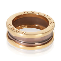 BVLGARI Rose Gold & Bronze Metal B.zero1 Ring 2