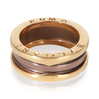 BVLGARI Rose Gold & Bronze Metal B.zero1 Ring 3