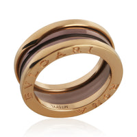 BVLGARI Rose Gold & Bronze Metal B.zero1 Ring 4
