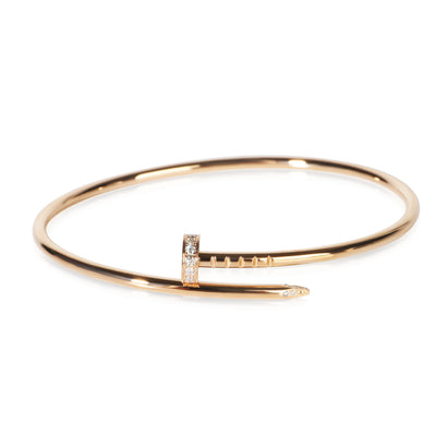 Cartier Rose Gold Diamond Small Model Juste Un Clou Bracelet fv