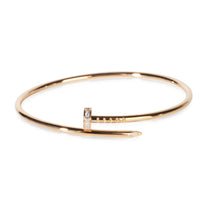 Cartier Rose Gold Diamond Small Model Juste Un Clou Bracelet fv