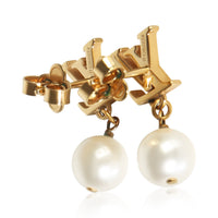 Louis Vuitton Gold Plated Iconic Louisa Earrings 2