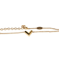 Louis Vuitton Gold Plated Essential V Necklace 2