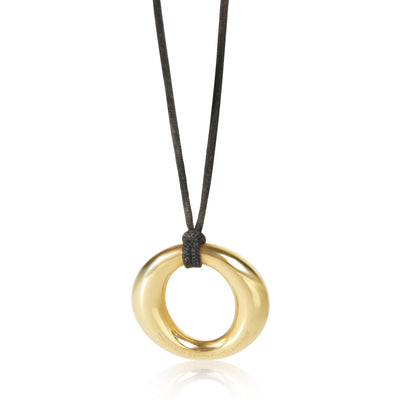 Tiffany & Co. Yellow Gold Elsa Peretti Sevillana Pendant fv