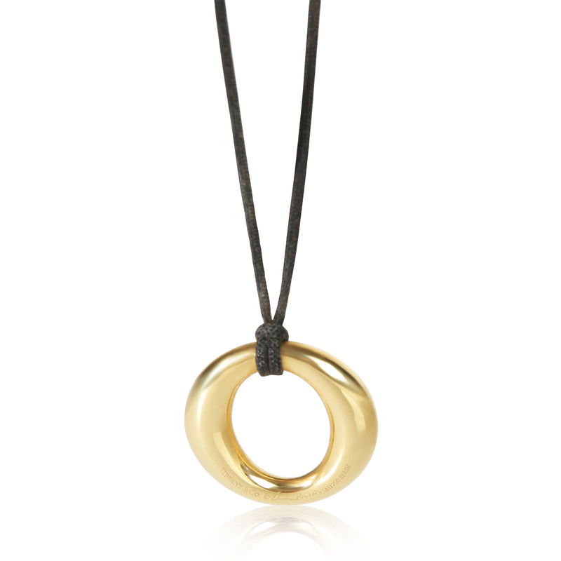 Tiffany & Co. Yellow Gold Elsa Peretti Sevillana Pendant fv