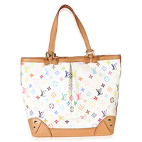 Louis Vuitton White Monogram Multicolor Canvas Sharleen GM Handbag 4