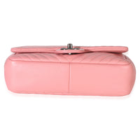 Chanel Pink Quilted Lambskin CC Crossing Mini Rectangular Flap Bag Handbag 5