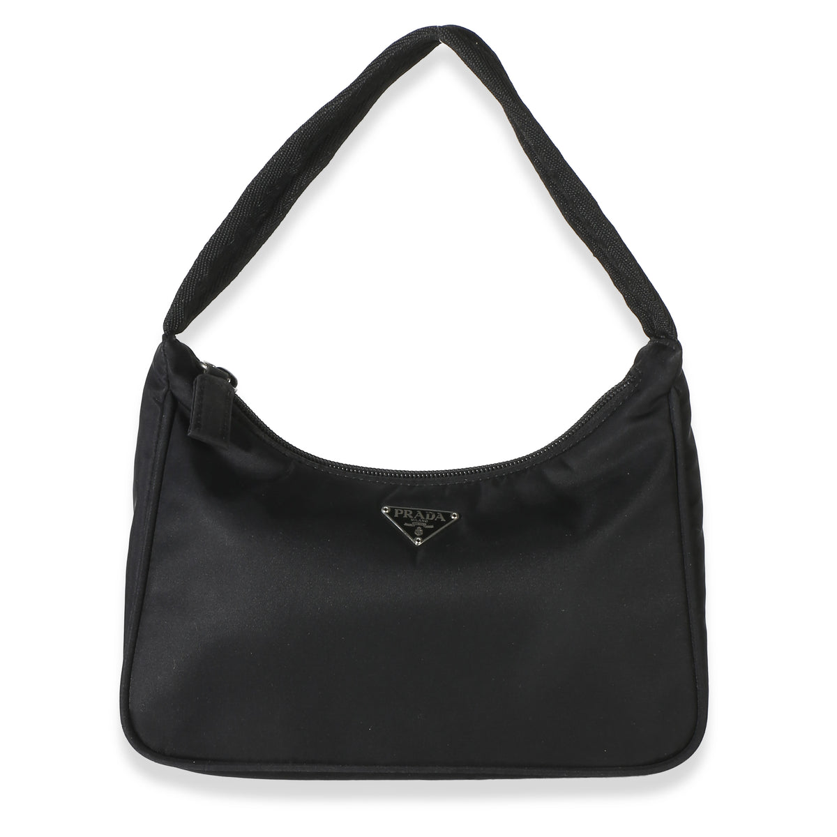 Prada Vintage Black Tessuto Sport Mini Hobo Handbag id