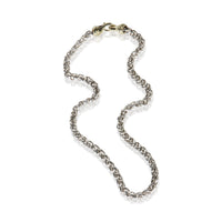 David Yurman Yellow Gold & Sterling Silver Wheat Chain Necklace 3