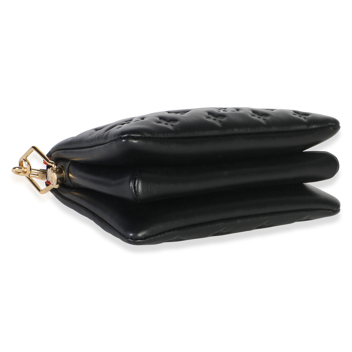 Louis Vuitton Black Monogram Embossed Lambskin Coussin BB Handbag 7