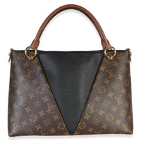 Louis Vuitton Black Monogram Canvas V Tote MM Handbag 4