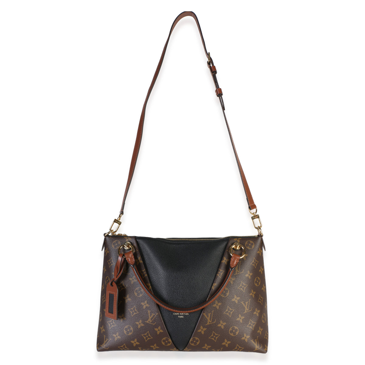 Louis Vuitton Black Monogram Canvas V Tote MM Handbag 9