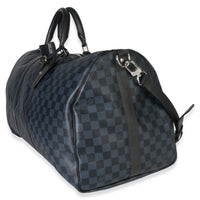 Louis Vuitton Damier Cobalt Keepall Bandouliere 55 Handbag 2
