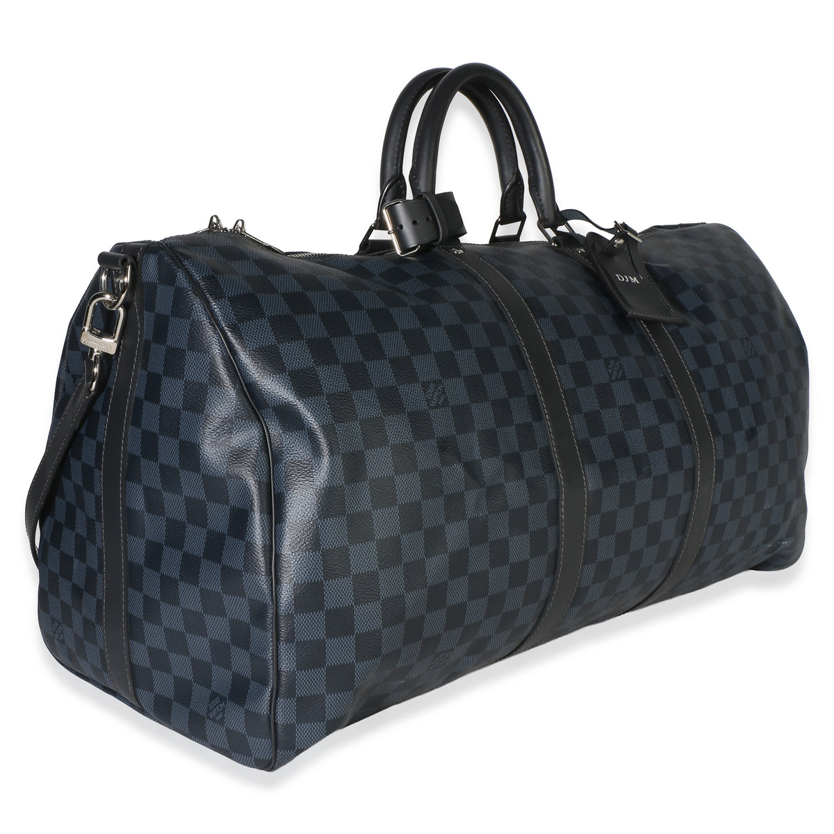 Louis Vuitton Damier Cobalt Keepall Bandouliere 55 Handbag 3