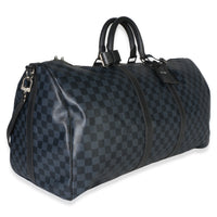 Louis Vuitton Damier Cobalt Keepall Bandouliere 55 Handbag 3