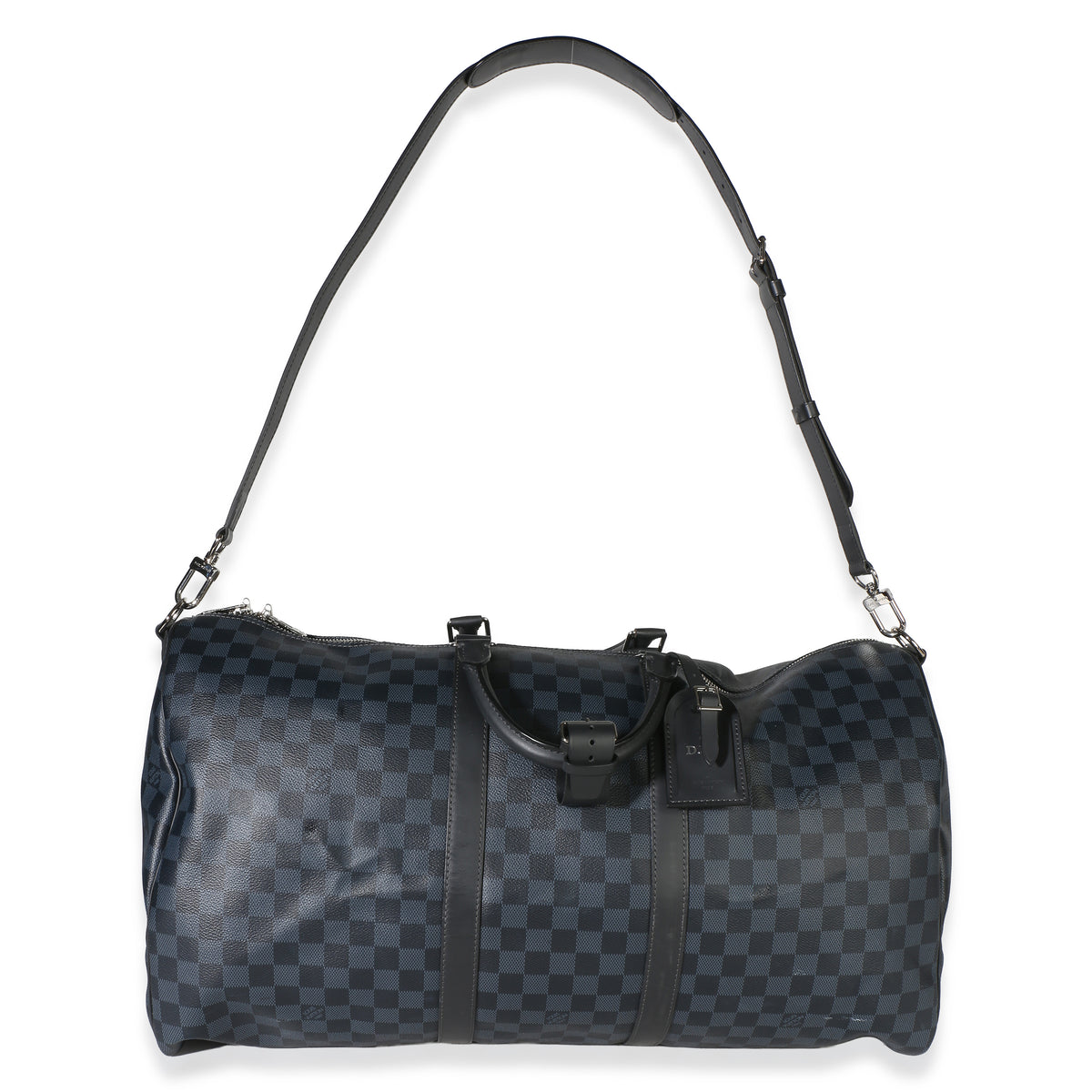 Louis Vuitton Damier Cobalt Keepall Bandouliere 55 Handbag 9
