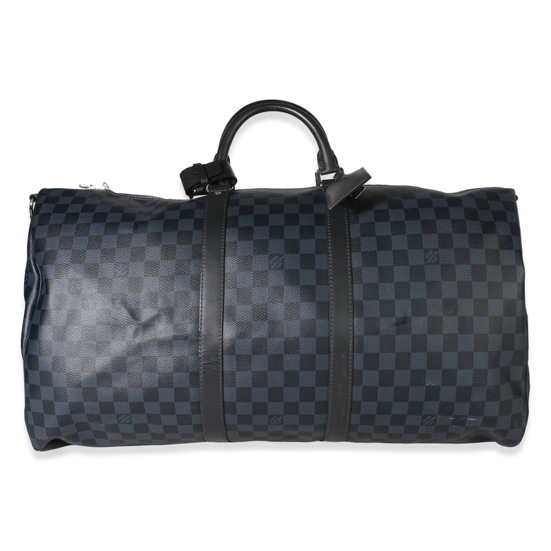 Louis Vuitton Damier Cobalt Keepall Bandouliere 55 Handbag id
