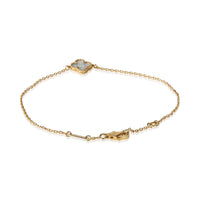Van Cleef & Arpels Yellow Gold Mother Of Pearl Sweet Alhambra Bracelet 3