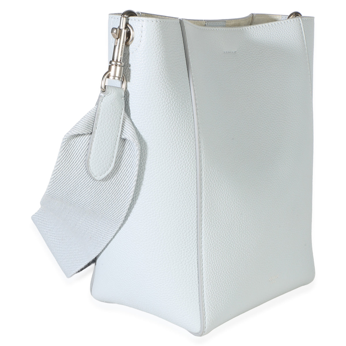 Celine Light Blue Soft Grained Calfskin Small Sangle Bucket Bag Handbag 3