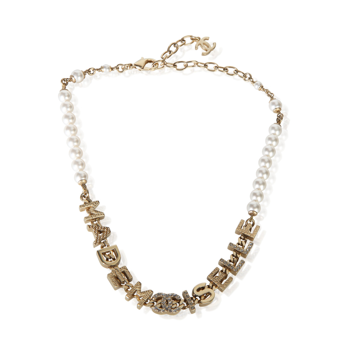 Chanel Gold Plated 2022 Mademoiselle Necklace 3