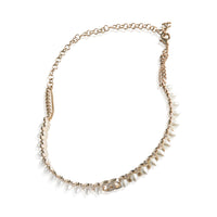 Chanel Gold Plated 2022 Faux Pearl Studded Necklace 3