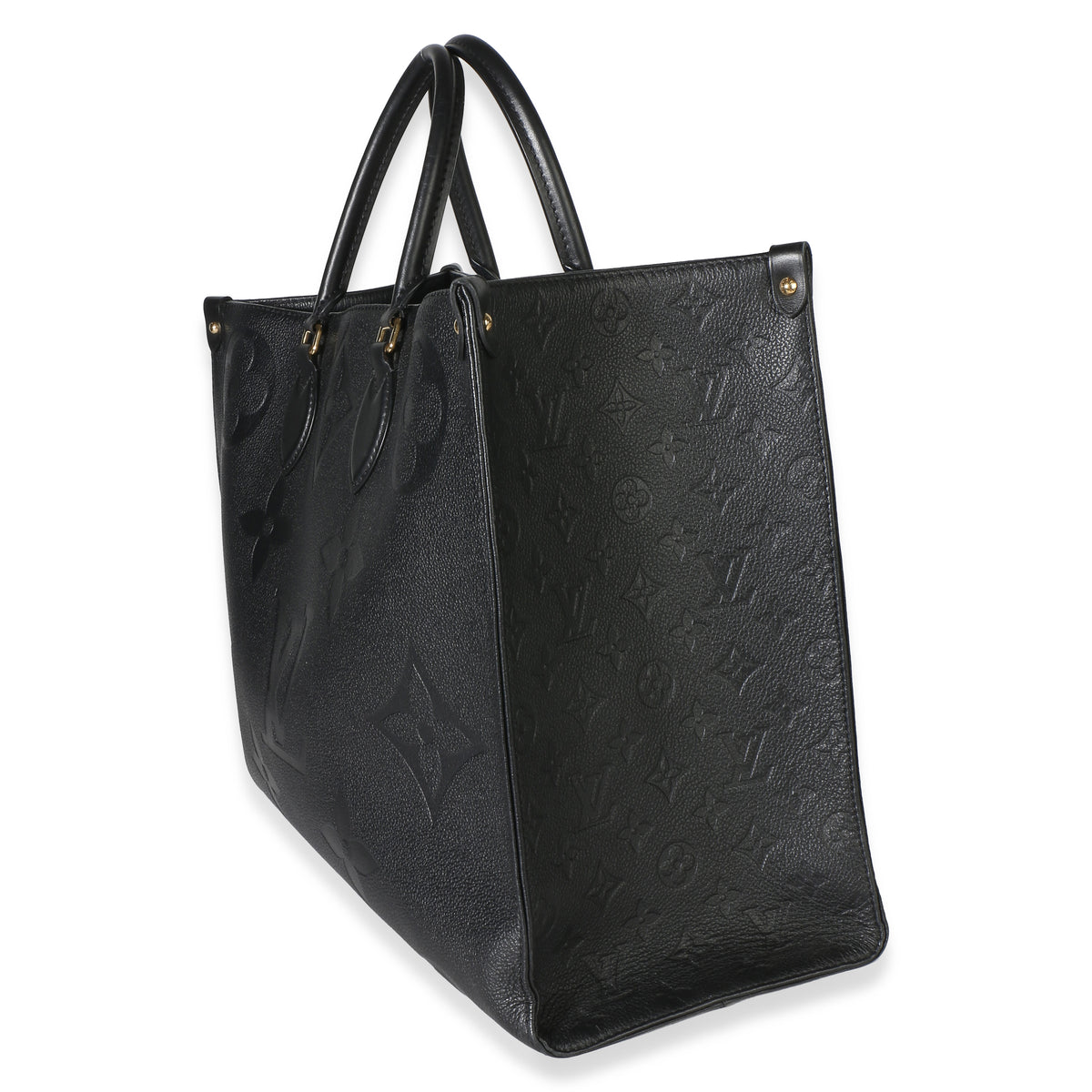 Louis Vuitton Black Giant Monogram Empreinte Onthego GM Handbag 2