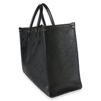 Louis Vuitton Black Giant Monogram Empreinte Onthego GM Handbag 2