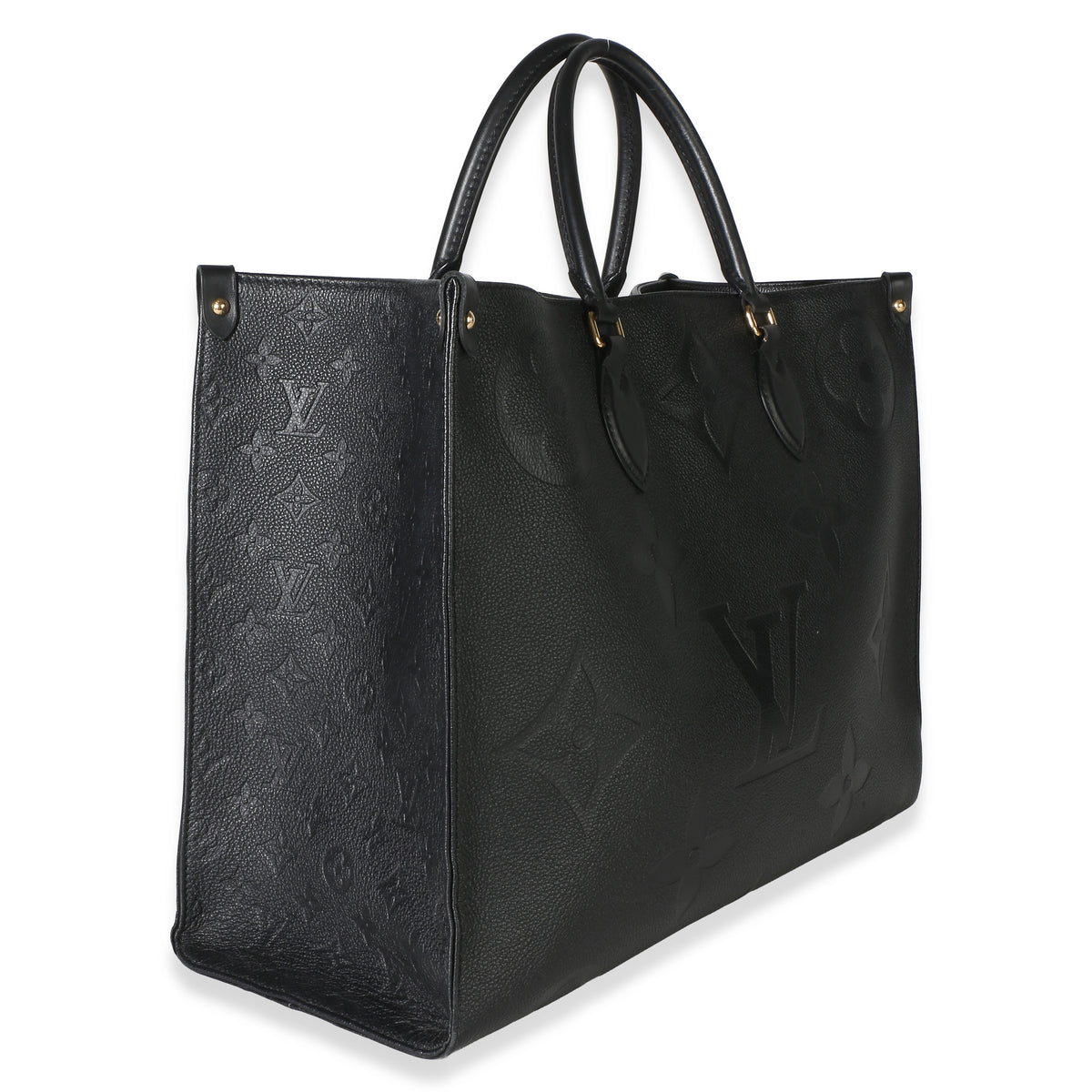 Louis Vuitton Black Giant Monogram Empreinte Onthego GM Handbag 3