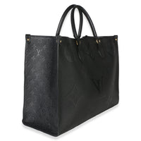Louis Vuitton Black Giant Monogram Empreinte Onthego GM Handbag 3
