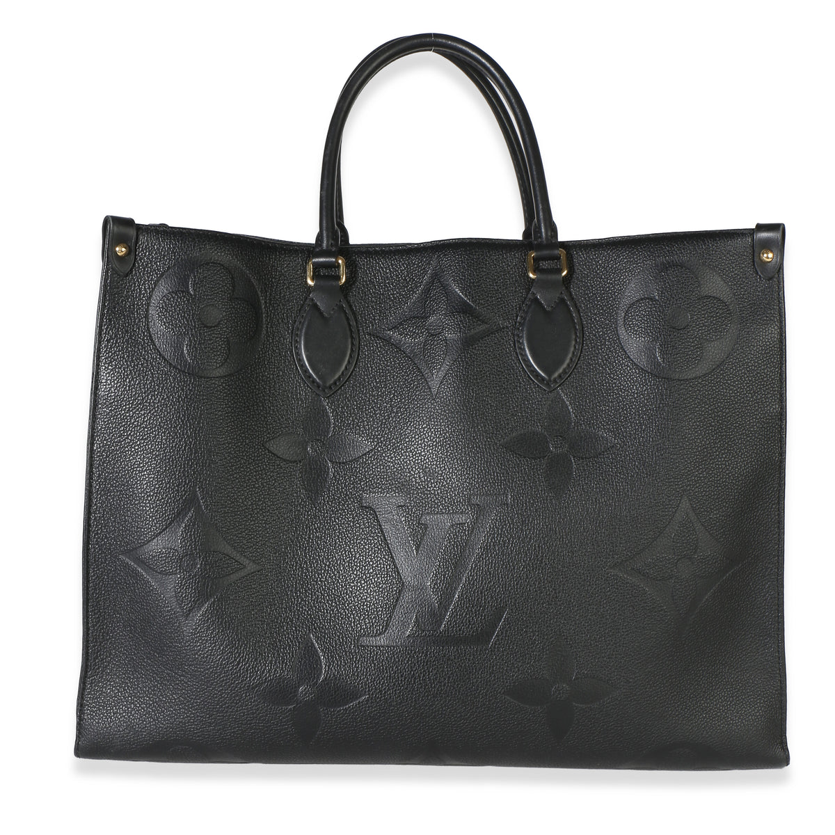 Louis Vuitton Black Giant Monogram Empreinte Onthego GM Handbag 4