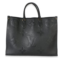 Louis Vuitton Black Giant Monogram Empreinte Onthego GM Handbag 4