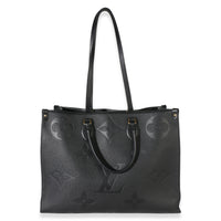 Louis Vuitton Black Giant Monogram Empreinte Onthego GM Handbag 8