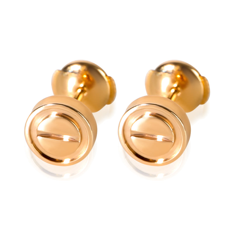 Cartier Rose Gold Love Earrings fv
