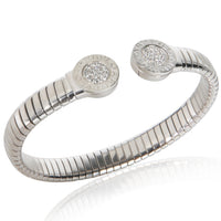 BVLGARI Stainless Steel Diamond Tubogas Bracelet 5